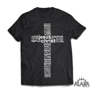 Playera Negra Jesús Christ (100% algodón)