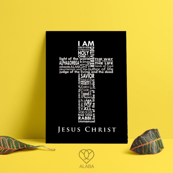 Póster Jesus Christ Cruz (Metálico)