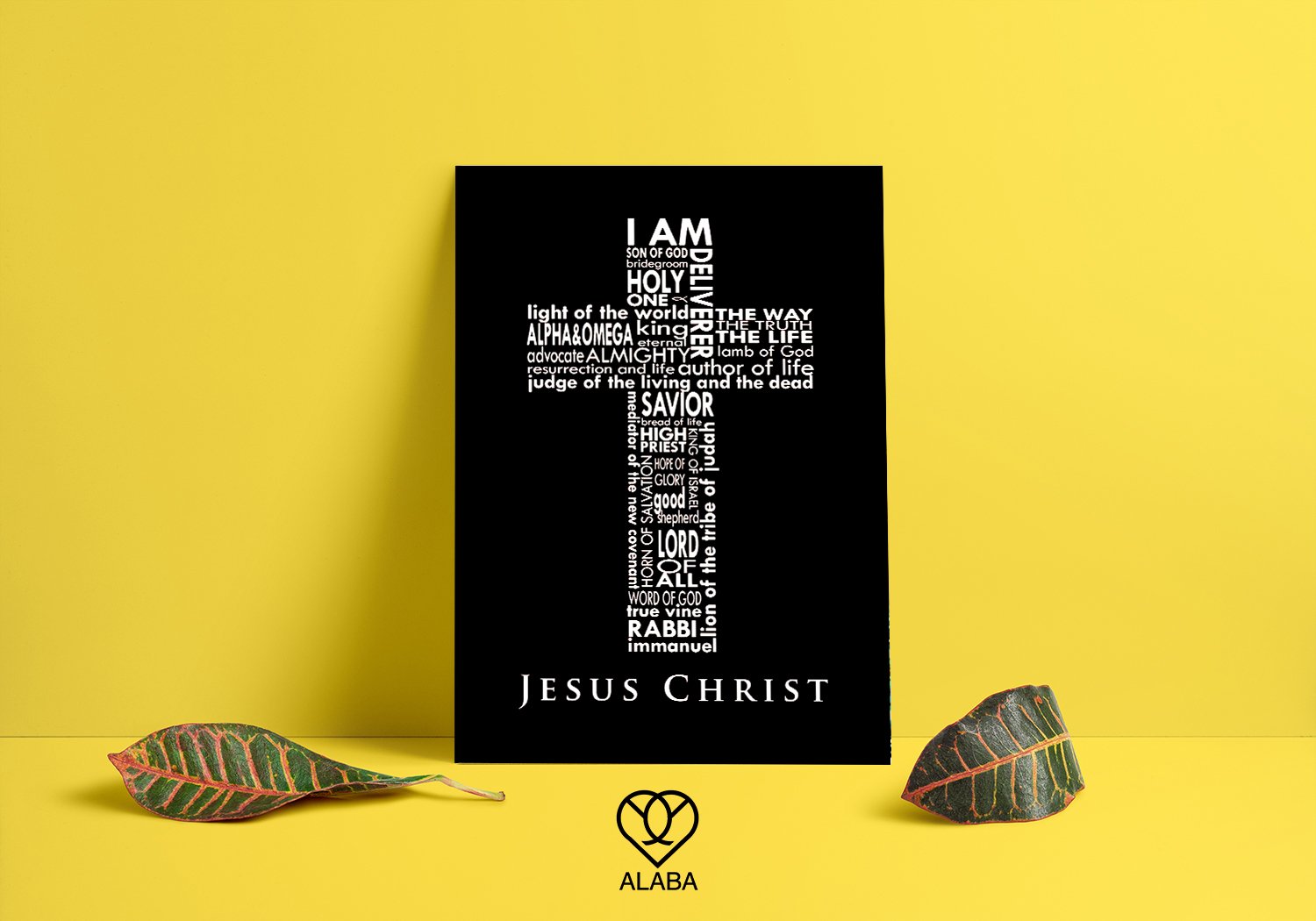 Póster Jesus Christ Cruz (Metálico)