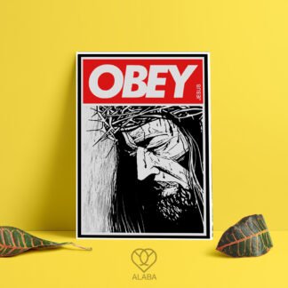 Póster OBEY (Metálico)