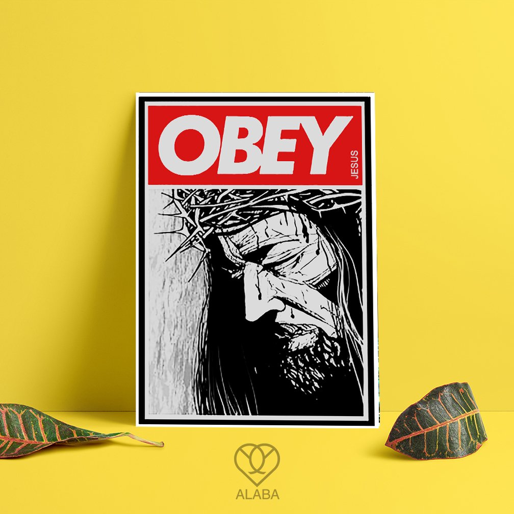 Póster OBEY (Metálico)