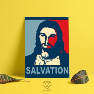 Póster Jesus Salvation (Metálico)