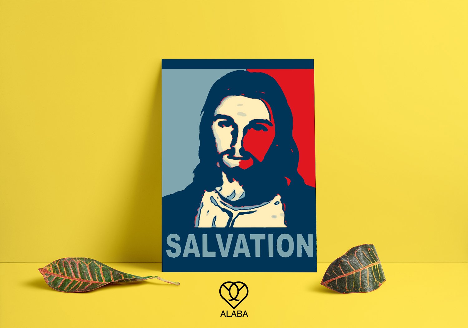 Póster Jesus Salvation (Metálico)