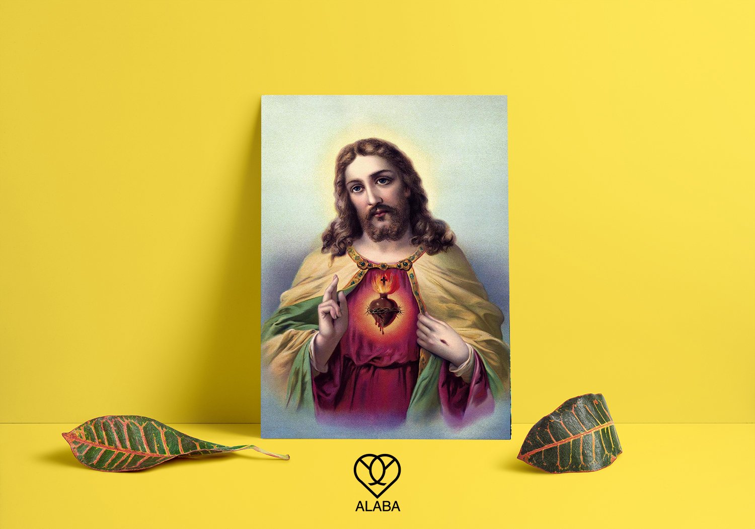 Póster Corazón de Jesus (Metálico)
